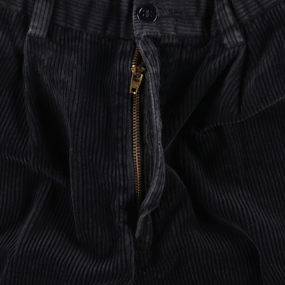 2000'S Dockers Recode Two-Pleated Corduroy Pants, Men's, Size W31 cotton black type Vintage Second Hand