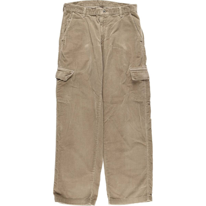 Lee DUNGAREES corduroy pants, men's size W32 (approx.) cotton Beige type Vintage Second Hand