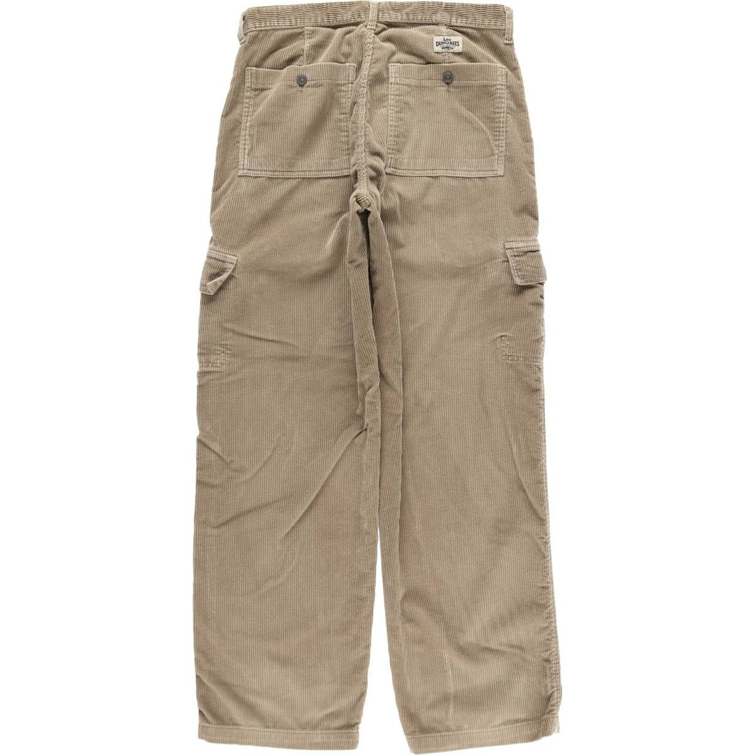 Lee DUNGAREES corduroy pants, men's size W32 (approx.) cotton Beige type Vintage Second Hand