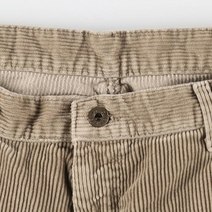 Lee DUNGAREES corduroy pants, men's size W32 (approx.) cotton Beige type Vintage Second Hand