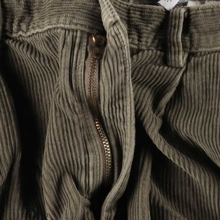 GAP Two-Pleat Corduroy Pants, Men's Size W33 (approx.) cotton Khaki type Vintage Second Hand