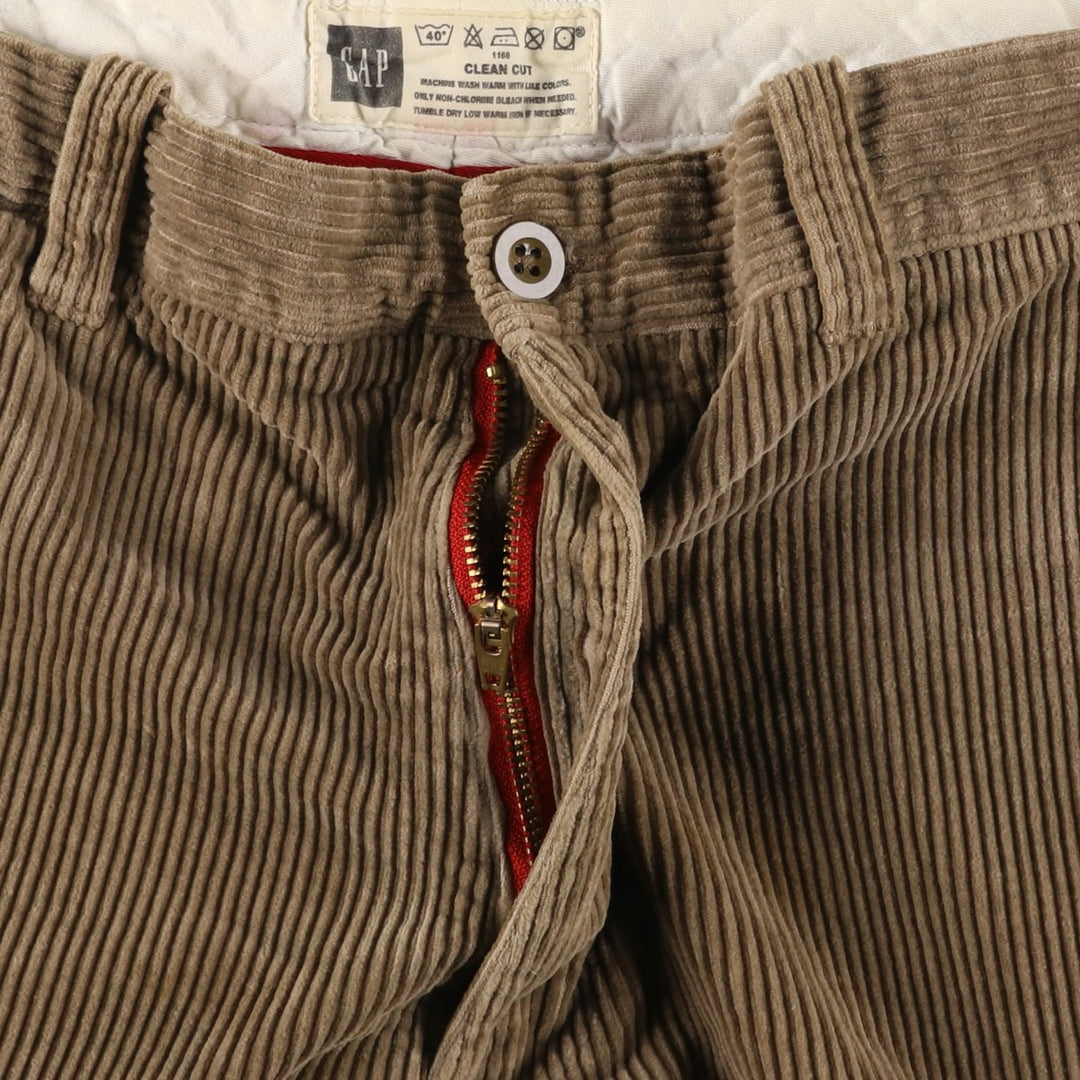 2000'S GAP corduroy pants, men's size W34 cotton brown type Vintage Second Hand