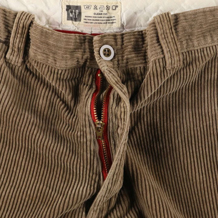 2000'S GAP corduroy pants, men's size W34 cotton brown type Vintage Second Hand