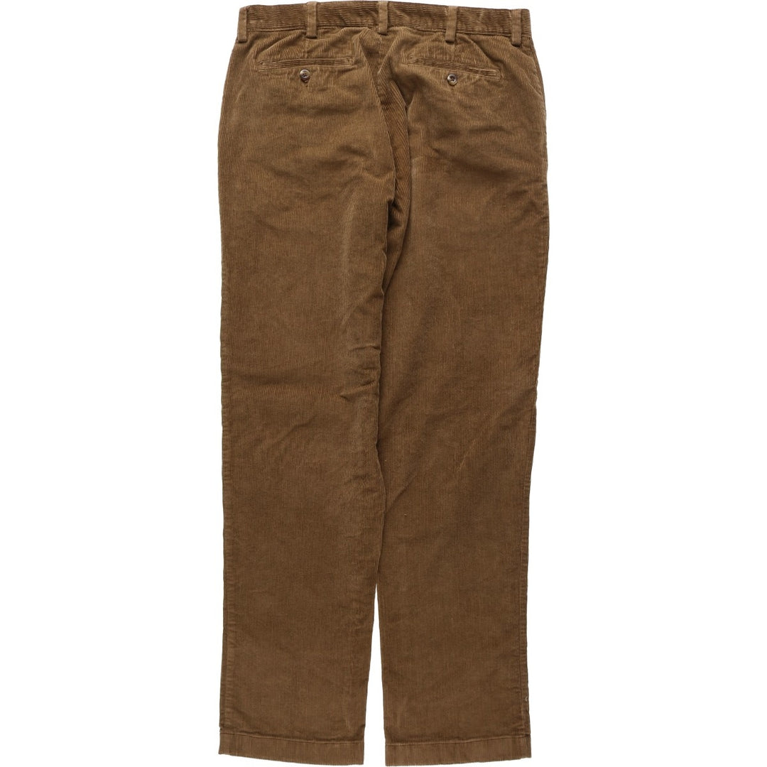 90s-00'S LLBean Classic Fit Corduroy Pants, Men's W35 (approx.) cotton brown type Vintage Second Hand