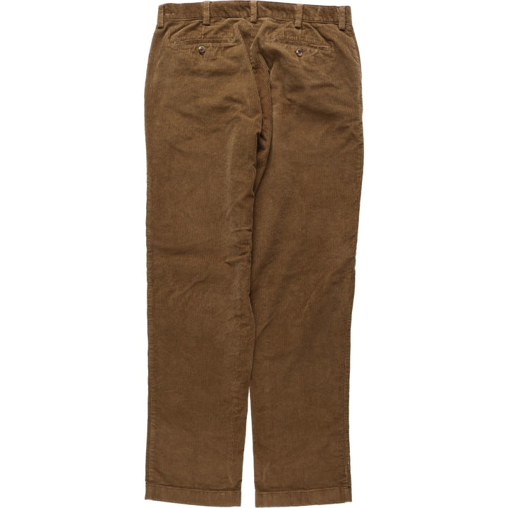 90s-00'S LLBean Classic Fit Corduroy Pants, Men's W35 (approx.) cotton brown type Vintage Second Hand