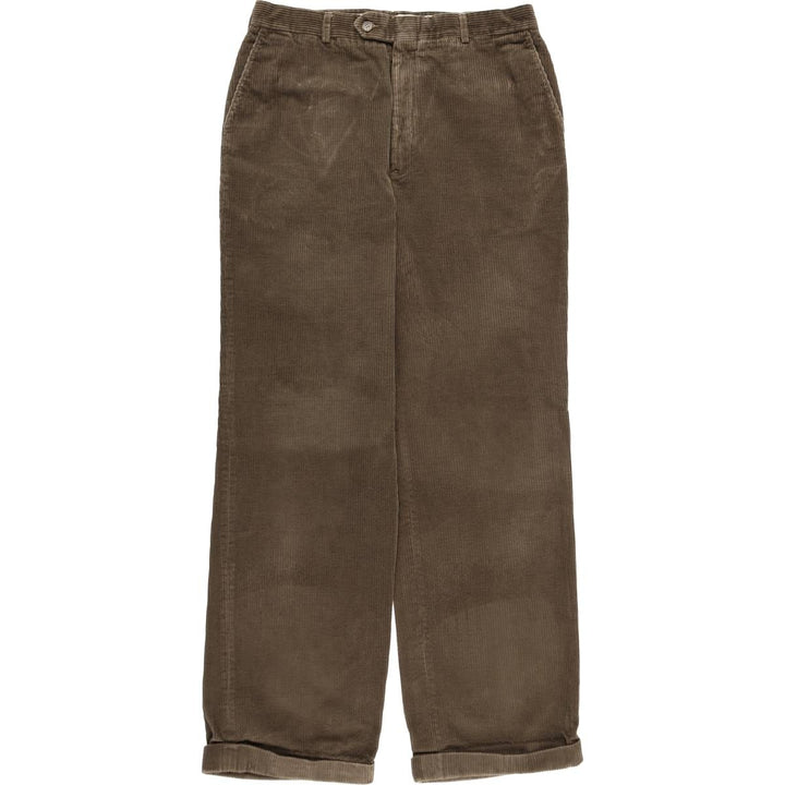 Paul Stuart wide-wale corduroy pants, men's size W33 (approx.) unclear brown type Vintage Second Hand