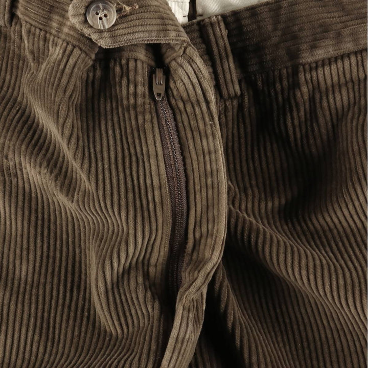 Paul Stuart wide-wale corduroy pants, men's size W33 (approx.) unclear brown type Vintage Second Hand
