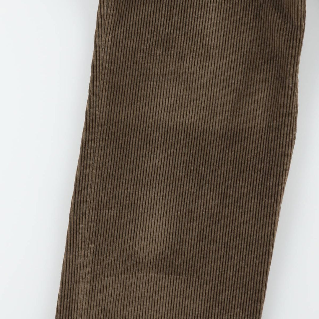 Paul Stuart wide-wale corduroy pants, men's size W33 (approx.) unclear brown type Vintage Second Hand