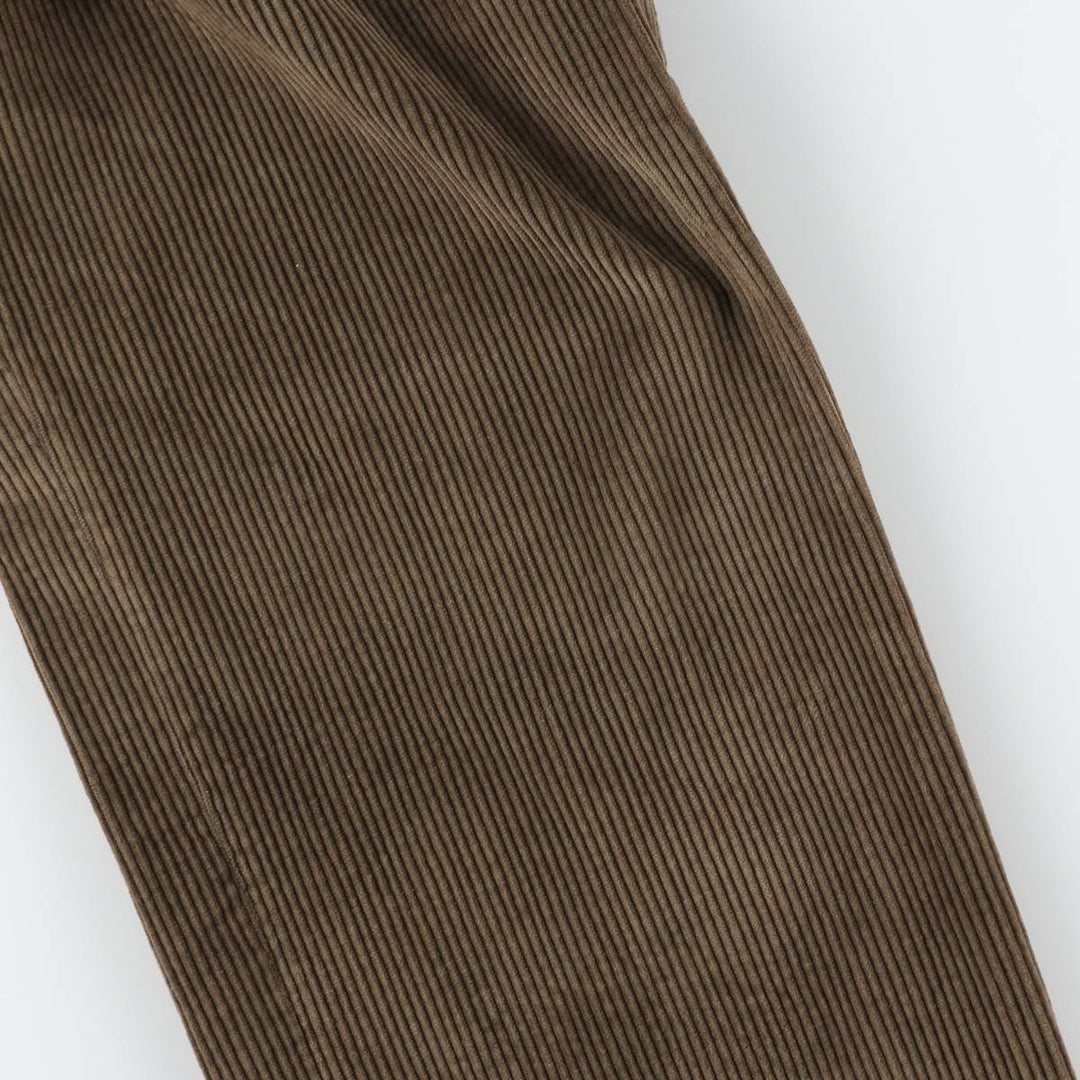 Paul Stuart wide-wale corduroy pants, men's size W33 (approx.) unclear brown type Vintage Second Hand