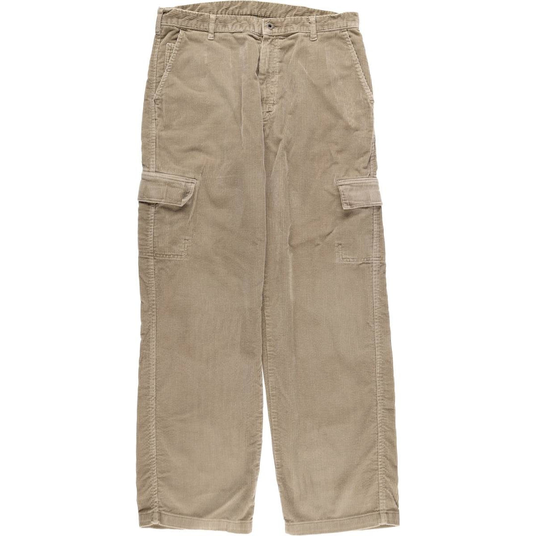 Lee DUNGAREES wide-wale corduroy pants, men's size W34 (approx.) unclear Beige type Vintage Second Hand