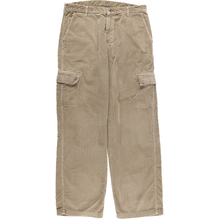 Lee DUNGAREES wide-wale corduroy pants, men's size W34 (approx.) unclear Beige type Vintage Second Hand