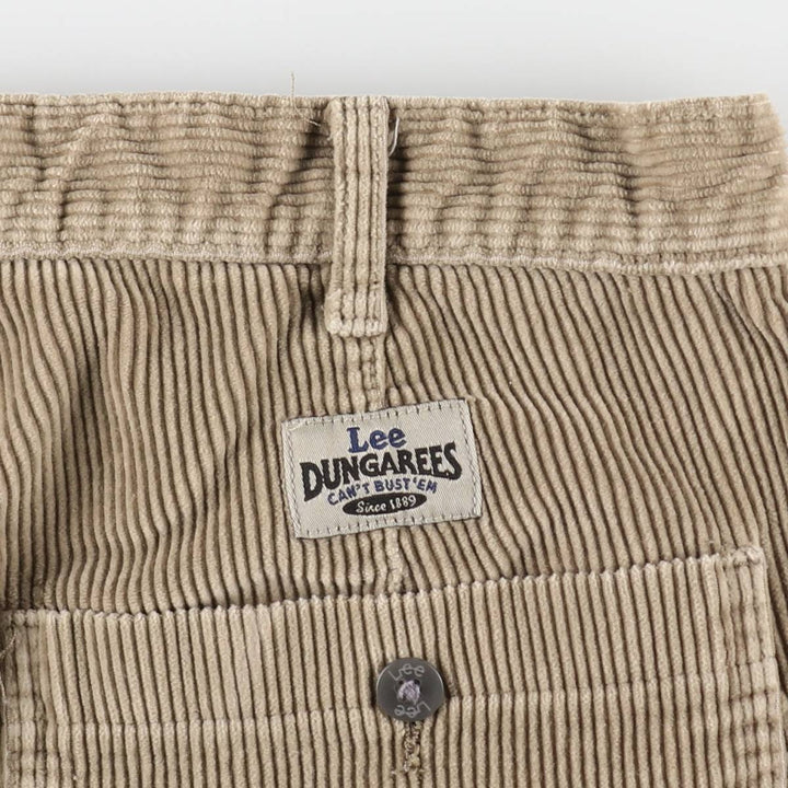 Lee DUNGAREES wide-wale corduroy pants, men's size W34 (approx.) unclear Beige type Vintage Second Hand