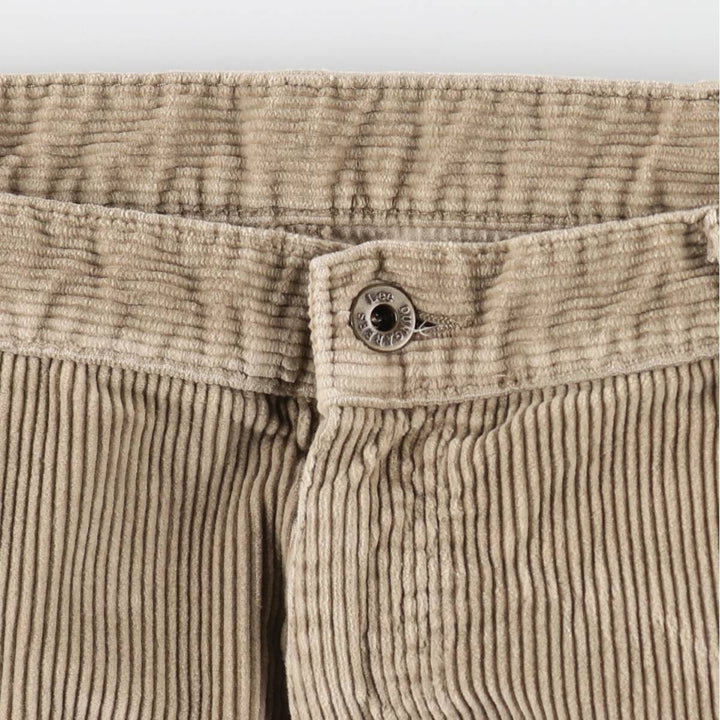 Lee DUNGAREES wide-wale corduroy pants, men's size W34 (approx.) unclear Beige type Vintage Second Hand