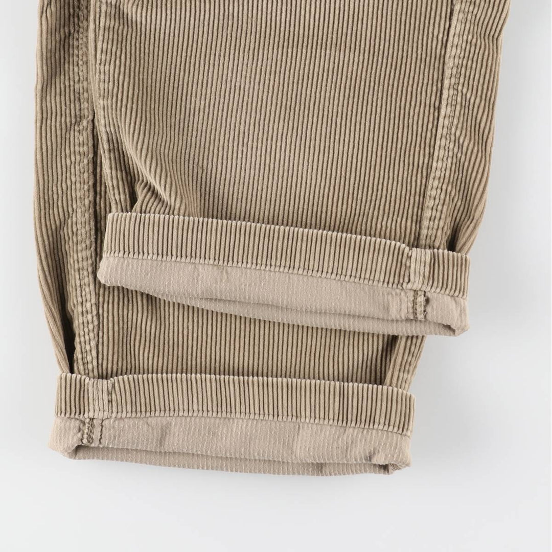 Lee DUNGAREES wide-wale corduroy pants, men's size W34 (approx.) unclear Beige type Vintage Second Hand