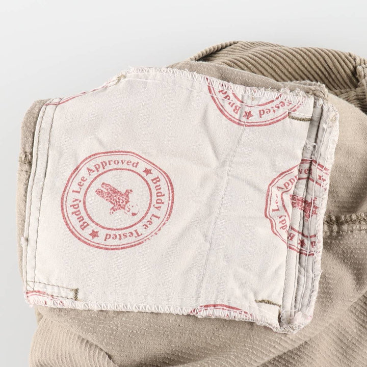 Lee DUNGAREES wide-wale corduroy pants, men's size W34 (approx.) unclear Beige type Vintage Second Hand