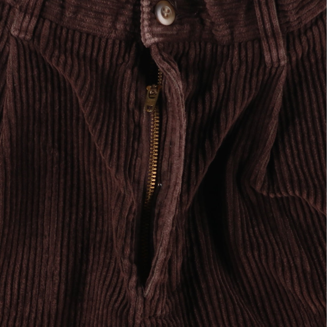90'S Dockers khakis two-pleat corduroy pants, men's size W32 equivalent, vintage. cotton brown type Vintage Second Hand