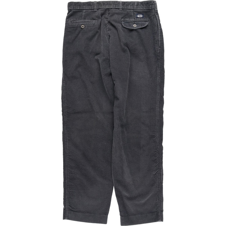 90'S Dockers corduroy pants, two-pleat style, men's size W34 (approx.), vintage. cotton gray type Vintage Second Hand