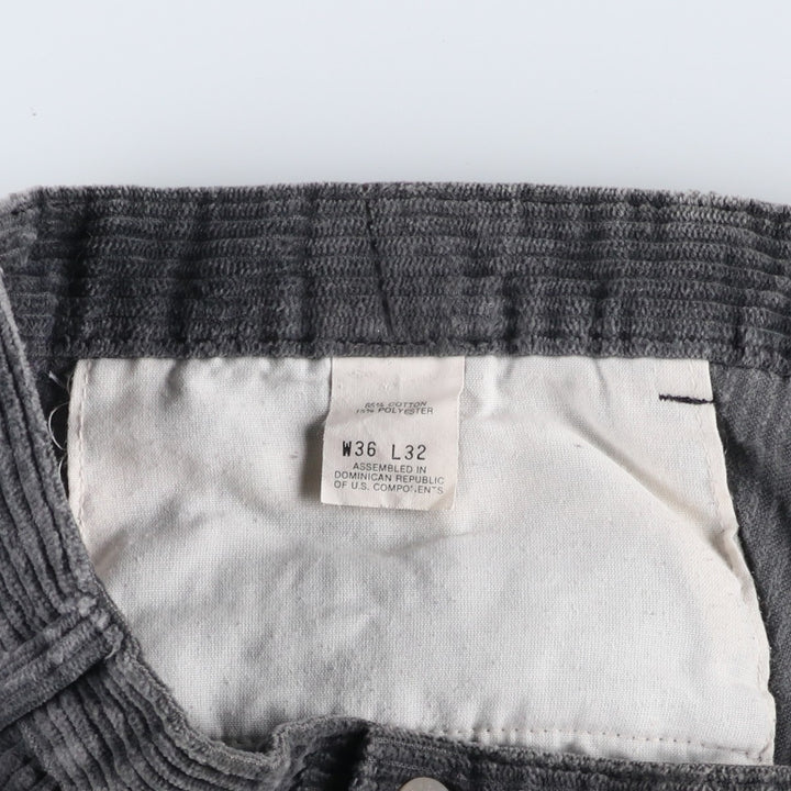 90'S Dockers corduroy pants, two-pleat style, men's size W34 (approx.), vintage. cotton gray type Vintage Second Hand