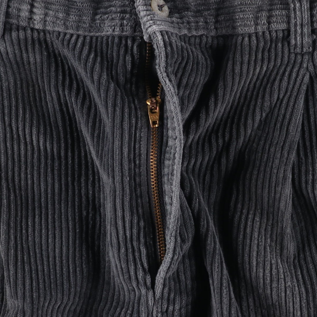 90'S Dockers corduroy pants, two-pleat style, men's size W34 (approx.), vintage. cotton gray type Vintage Second Hand