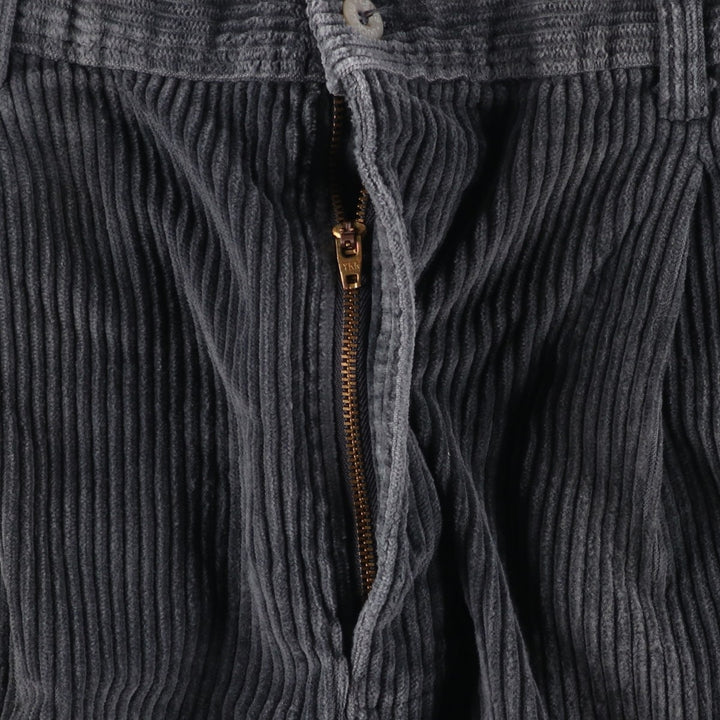90'S Dockers corduroy pants, two-pleat style, men's size W34 (approx.), vintage. cotton gray type Vintage Second Hand