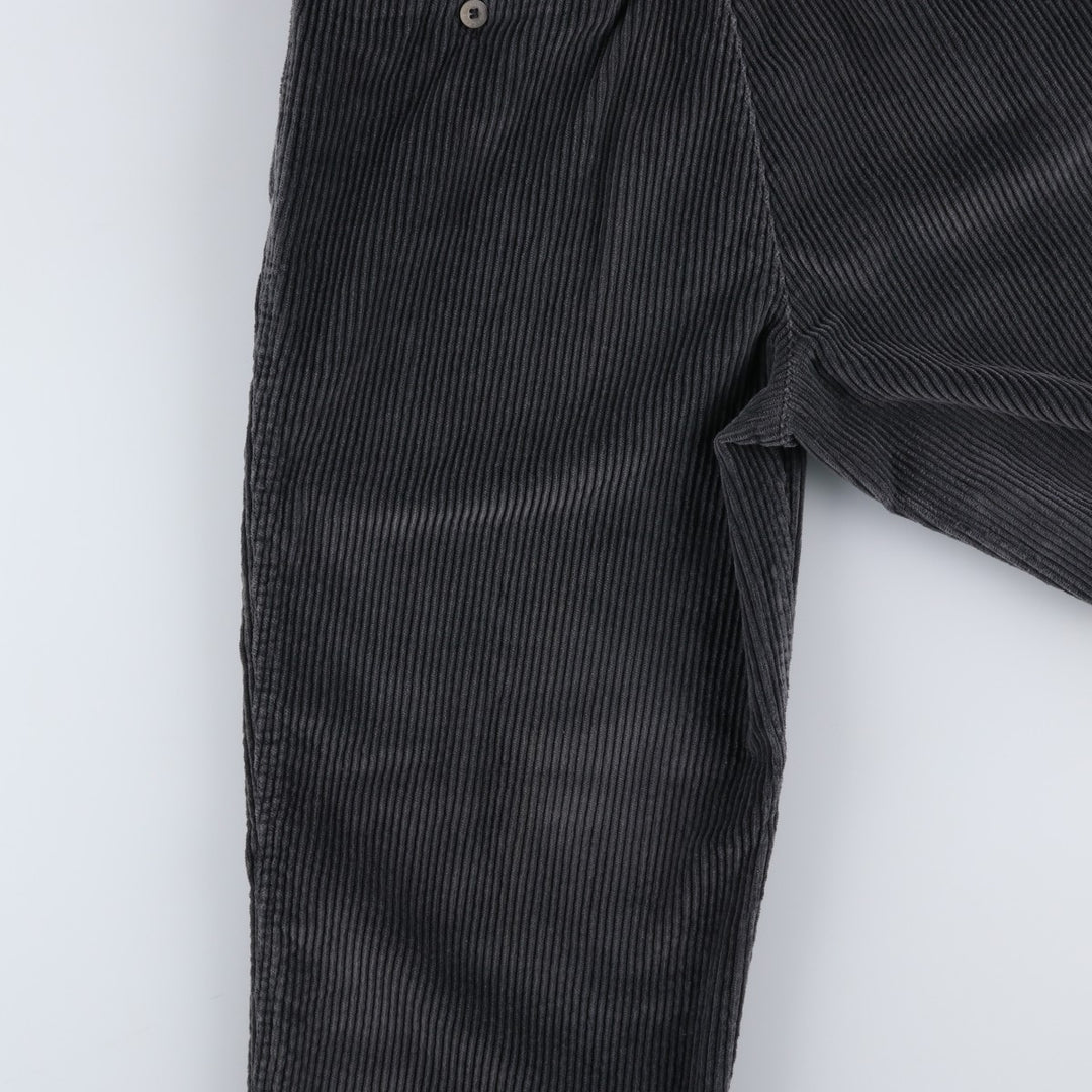 90'S Dockers corduroy pants, two-pleat style, men's size W34 (approx.), vintage. cotton gray type Vintage Second Hand