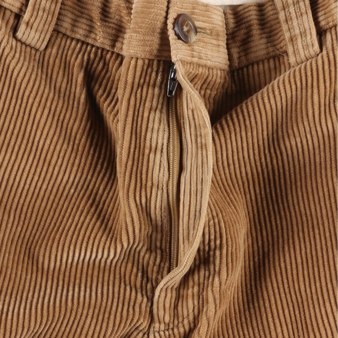 90s-00'S LLBean corduroy pants, men's size W33 (approx.), vintage. cotton beige type brown Vintage Second Hand