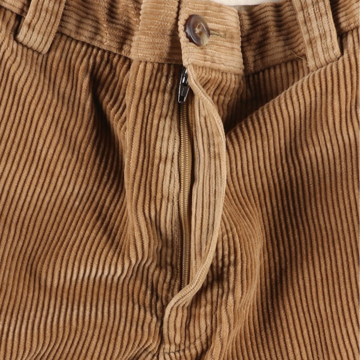 90s-00'S LLBean corduroy pants, men's size W33 (approx.), vintage. cotton beige type brown Vintage Second Hand