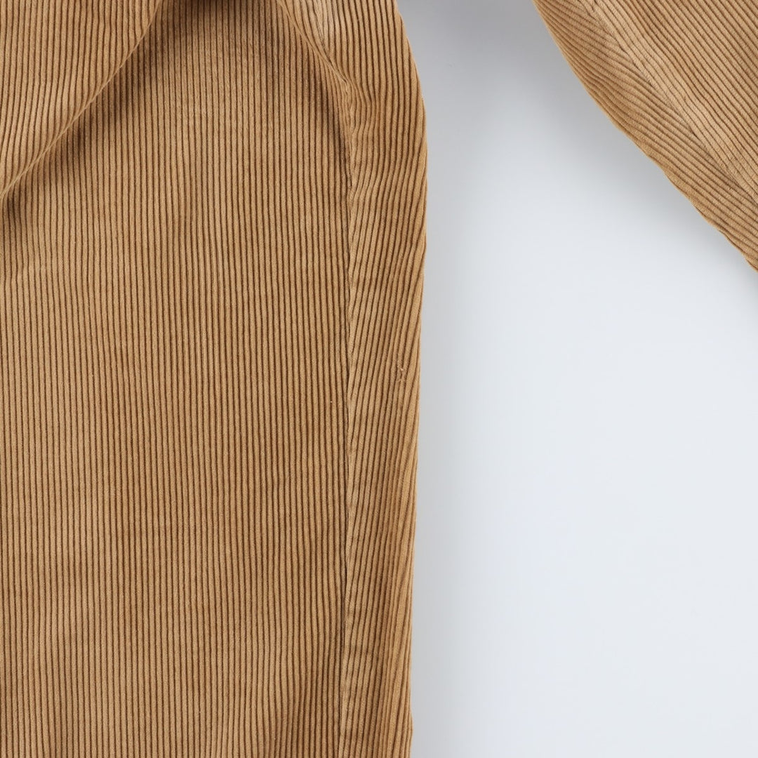 90s-00'S LLBean Two-Pleat Corduroy Pants, Men's Size W31 (approx.), Vintage cotton Beige type Vintage Second Hand