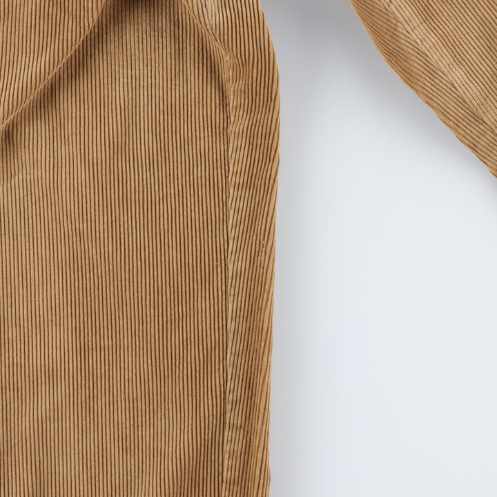 90s-00'S LLBean Two-Pleat Corduroy Pants, Men's Size W31 (approx.), Vintage cotton Beige type Vintage Second Hand