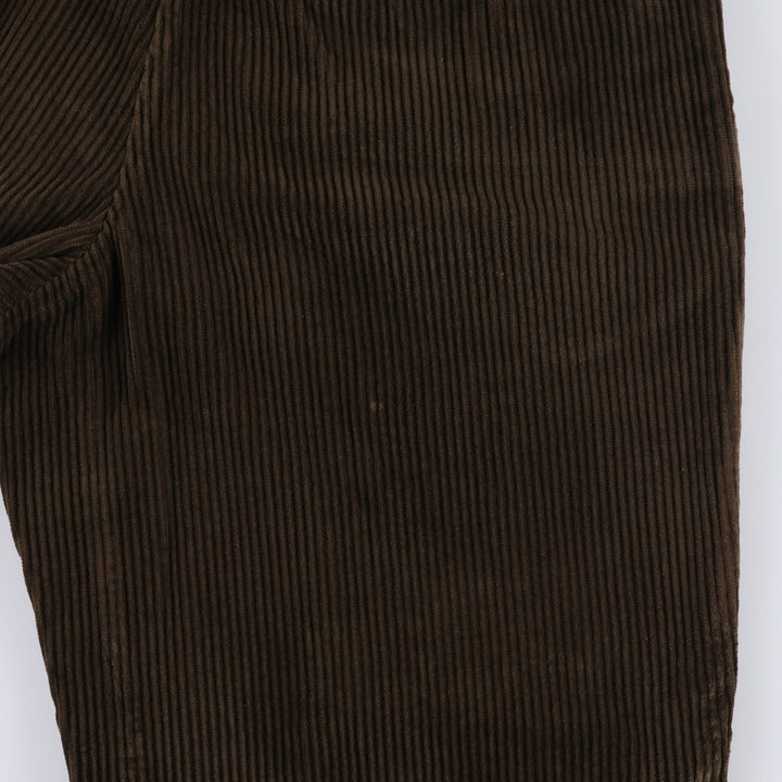 Eddie Bauer Men's Two-Puck Wide-Rib Corduroy Pants, Size W35 cotton brown type Vintage Second Hand