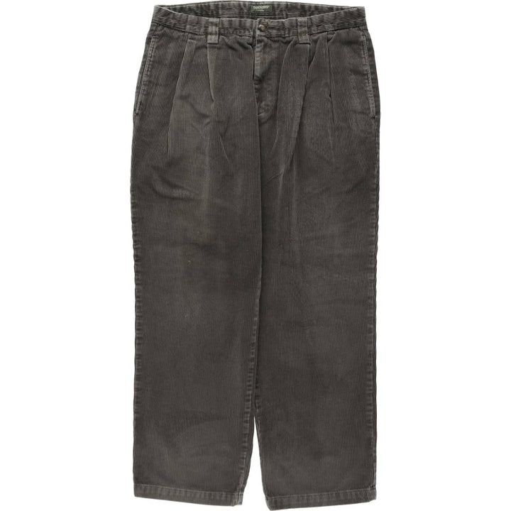 90'S Dockers khakis two-pleat corduroy pants, men's size W35 equivalent, vintage. cotton gray type Vintage Second Hand