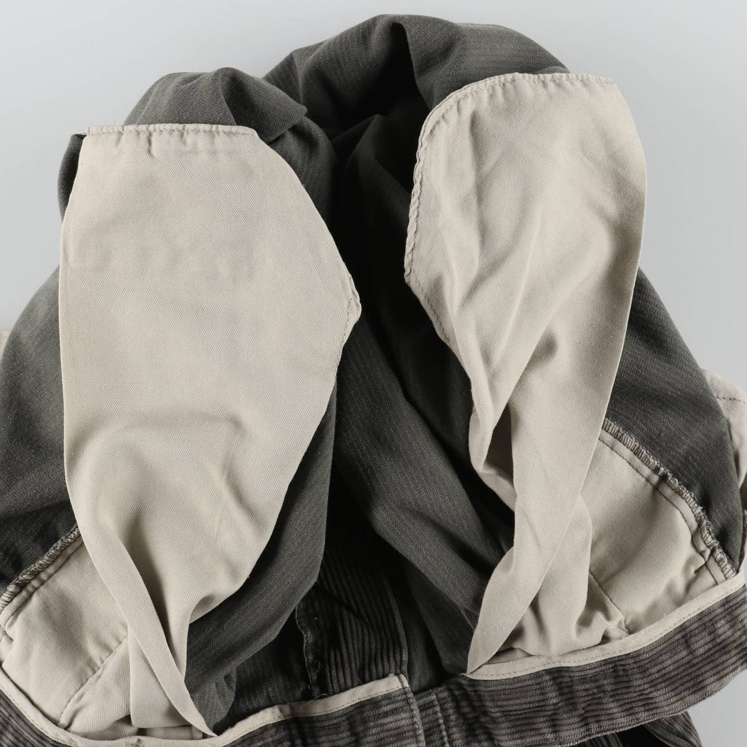 90'S Dockers khakis two-pleat corduroy pants, men's size W35 equivalent, vintage. cotton gray type Vintage Second Hand