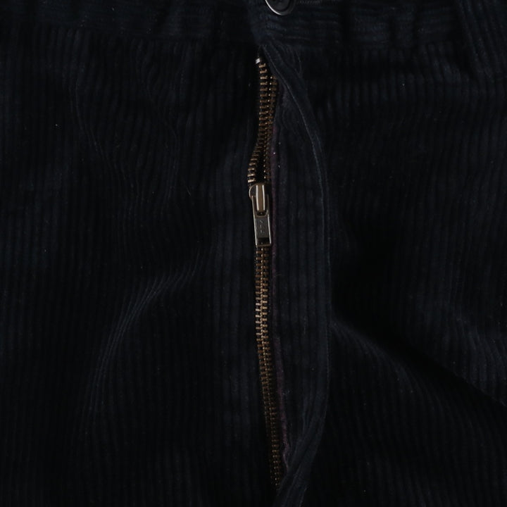 Banana Republic SMITHFIELD Two-Pleat Corduroy Pants, Men's Size W34 (approx.) cotton navy blue type Vintage Second Hand