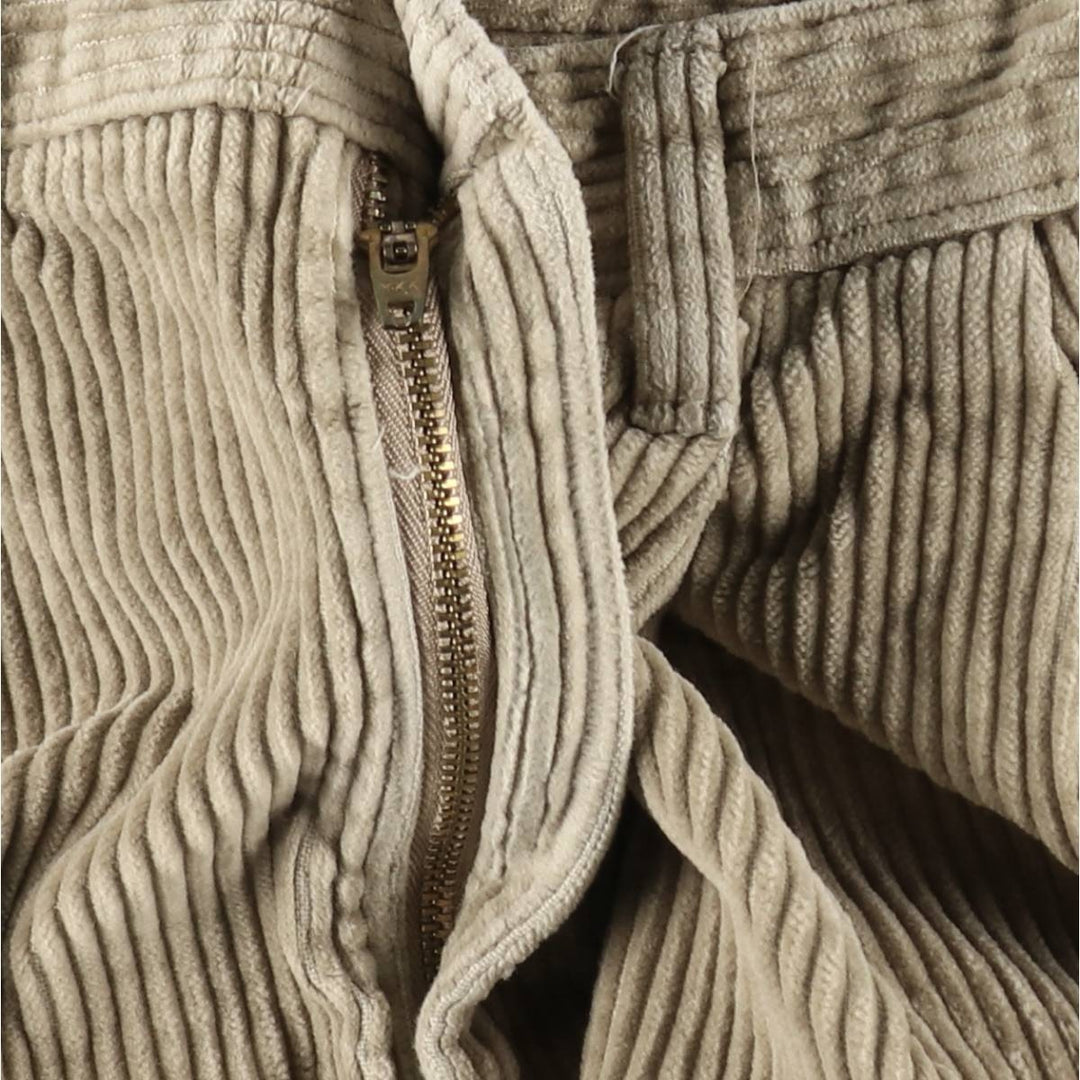 DOCKERS khakis two-pleat wide-wale corduroy pants, men's size W31 (approx.) cotton Beige type Vintage Second Hand