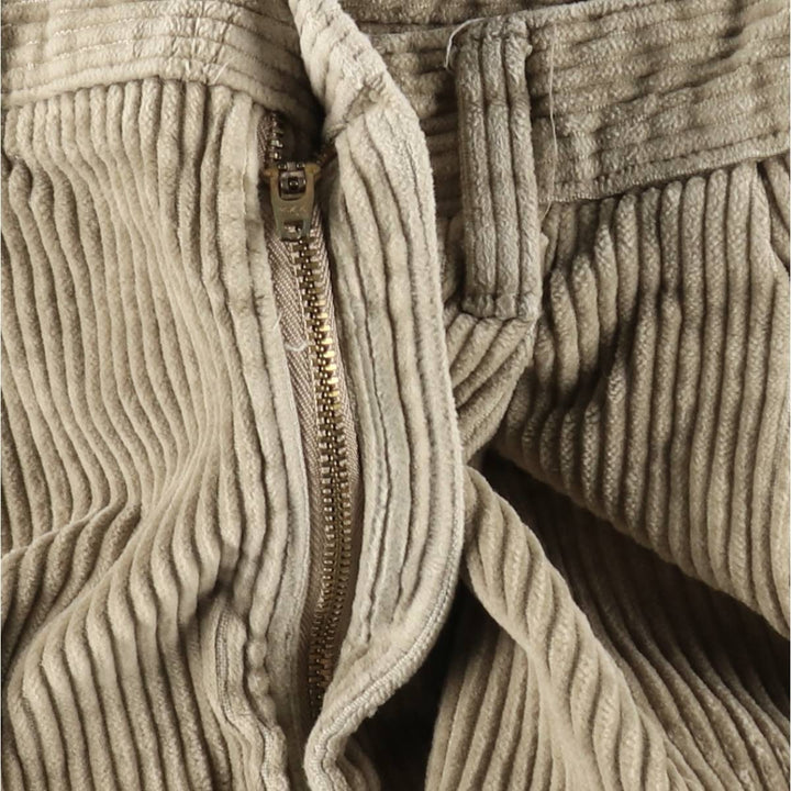 DOCKERS khakis two-pleat wide-wale corduroy pants, men's size W31 (approx.) cotton Beige type Vintage Second Hand
