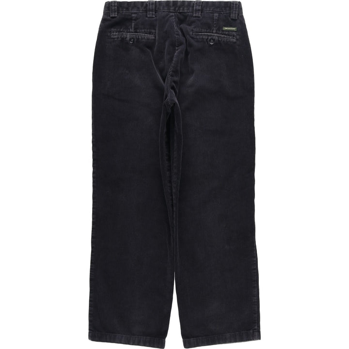 90'S Dockers khakis corduroy pants, men's size W33 (approx.), vintage. cotton black type Vintage Second Hand