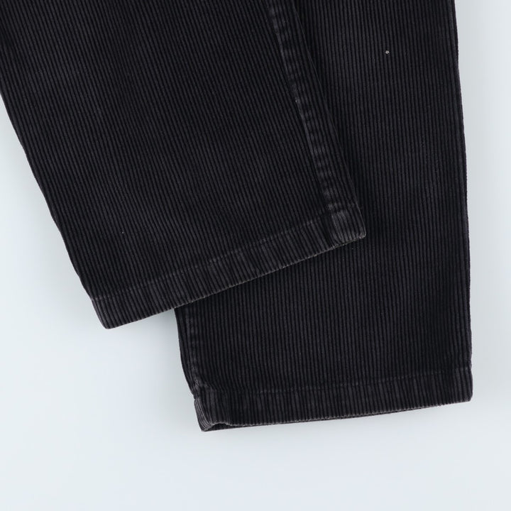 90'S Dockers khakis corduroy pants, men's size W33 (approx.), vintage. cotton black type Vintage Second Hand
