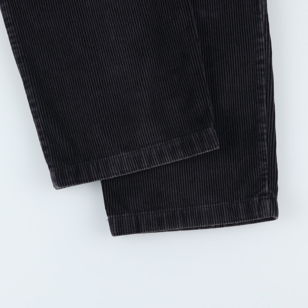 90'S Dockers khakis corduroy pants, men's size W33 (approx.), vintage. cotton black type Vintage Second Hand