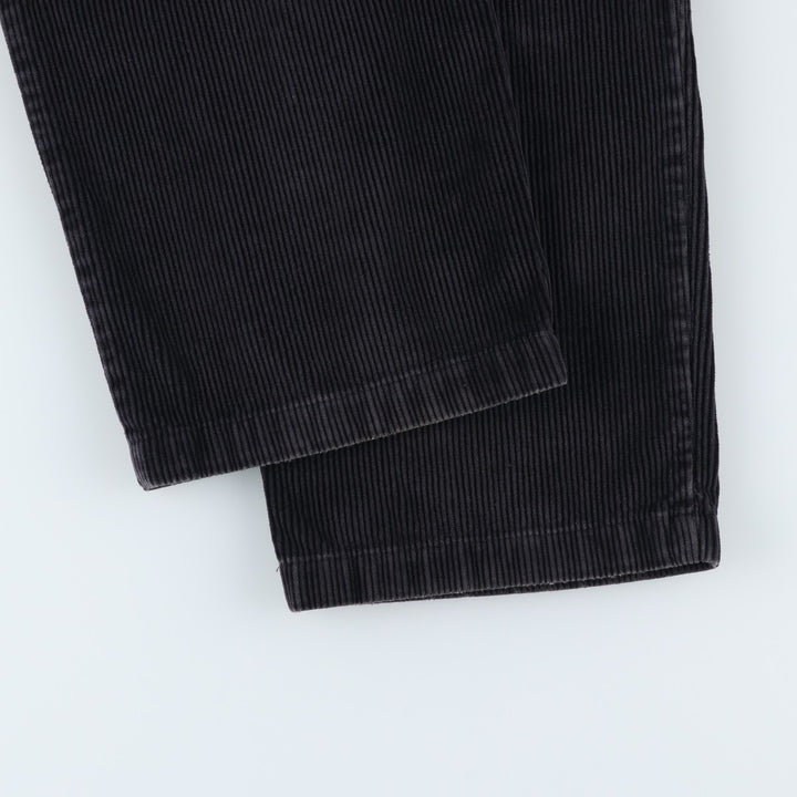 90'S Dockers khakis corduroy pants, men's size W33 (approx.), vintage. cotton black type Vintage Second Hand
