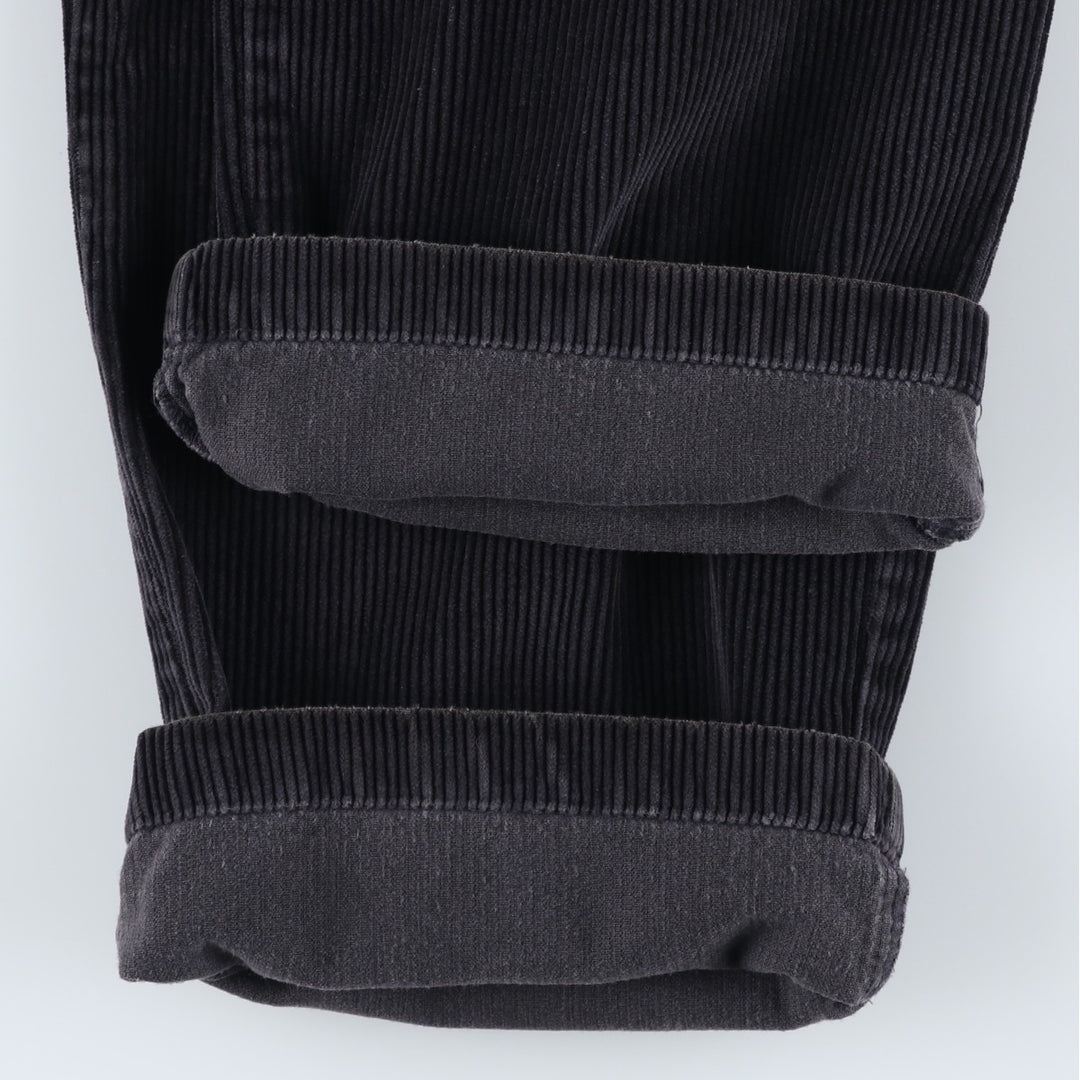90'S Dockers khakis corduroy pants, men's size W33 (approx.), vintage. cotton black type Vintage Second Hand
