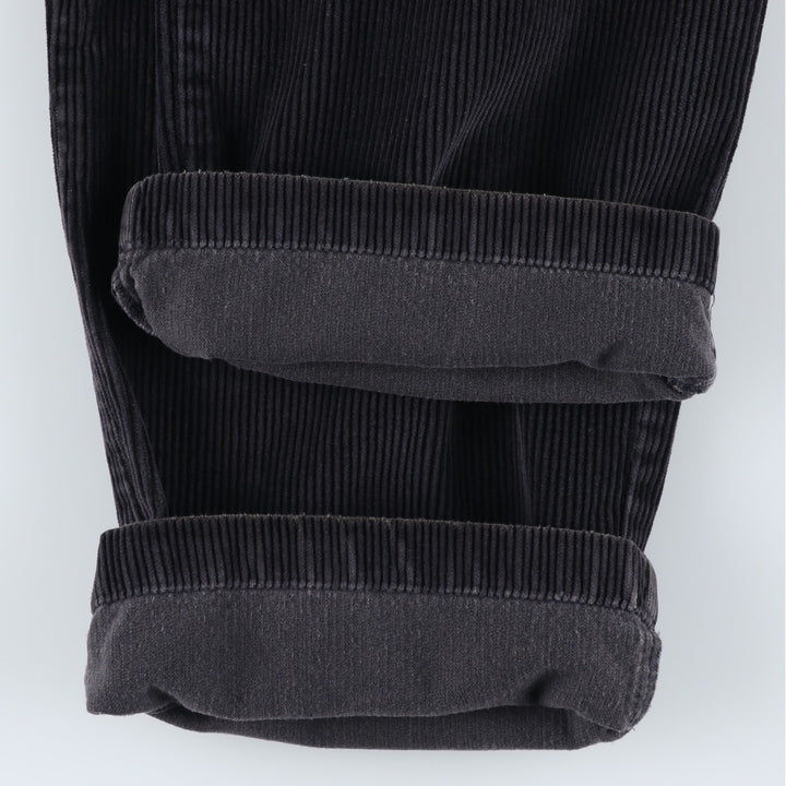 90'S Dockers khakis corduroy pants, men's size W33 (approx.), vintage. cotton black type Vintage Second Hand