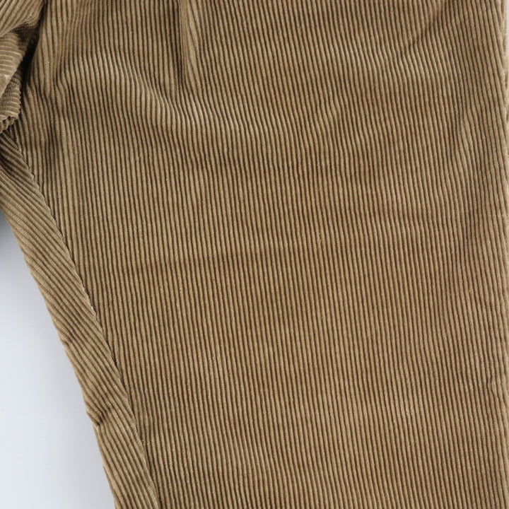 GB PEDRINI Two-Pleat Corduroy Pants, Made in Italy, Men's Size W34 (approx.), Vintage unclear Beige type Vintage Second Hand