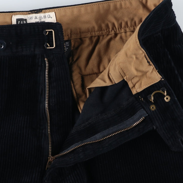 2000'S GAP Khaki Corduroy Pants, Men's W32 (approx.) cotton navy blue type Vintage Second Hand