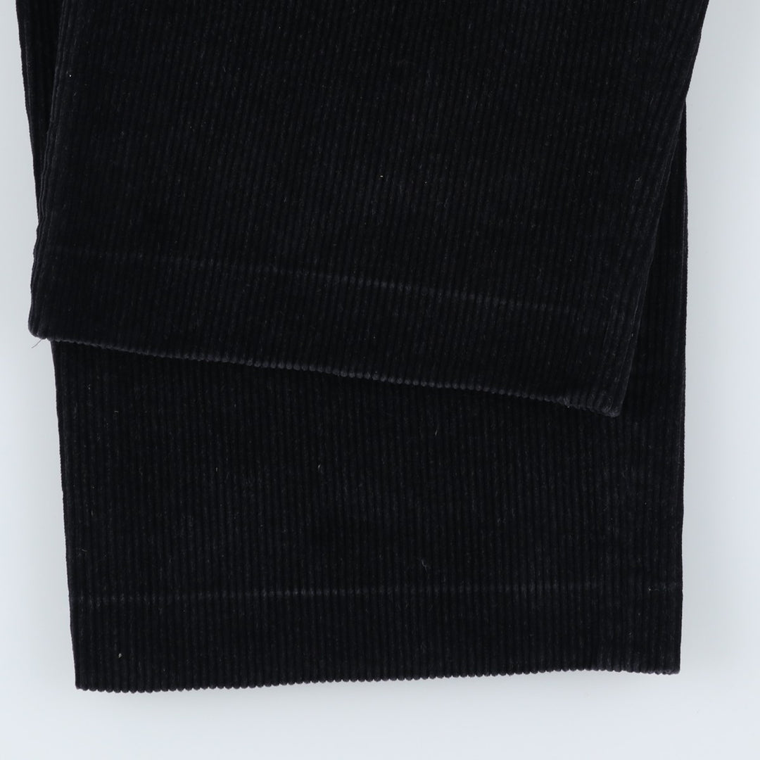Lands' End corduroy pants, men's size W35 (approx.) cotton navy blue type Vintage Second Hand