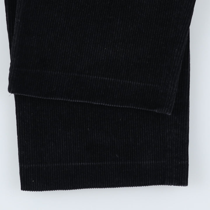 Lands' End corduroy pants, men's size W35 (approx.) cotton navy blue type Vintage Second Hand