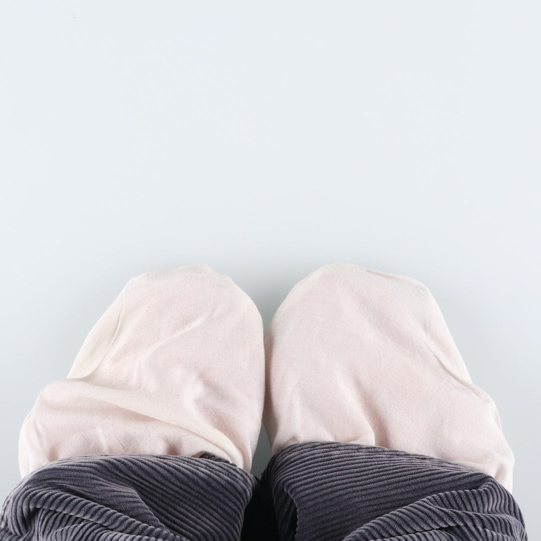 Lacoste corduroy pants with one pleat, men's size W35 (approx.) cotton gray type Vintage Second Hand