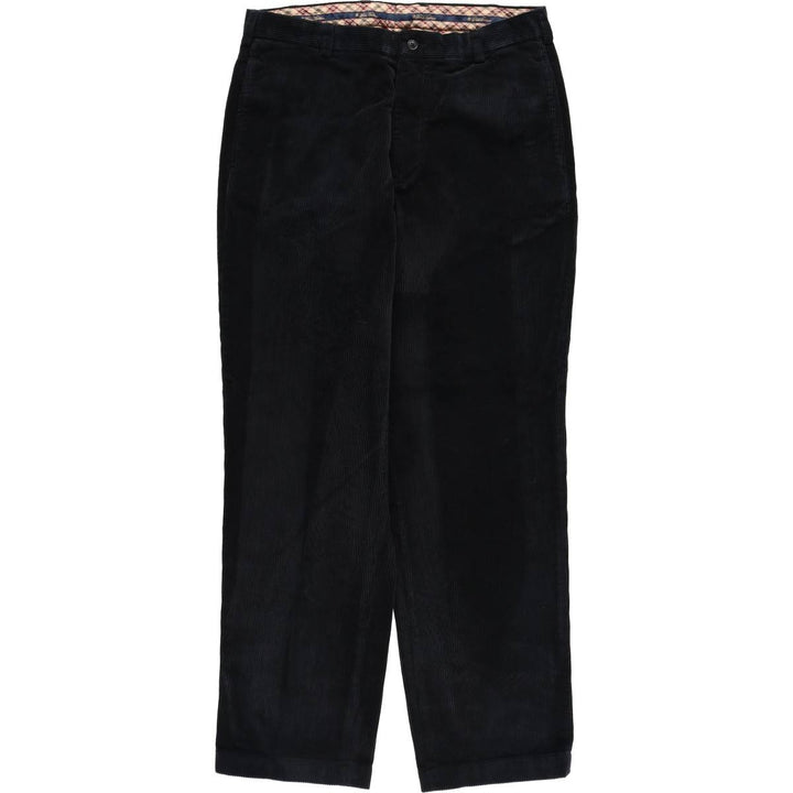 Brooks Brothers HUDSON Corduroy Pants for Men, Size W34 cotton navy blue type Vintage Second Hand