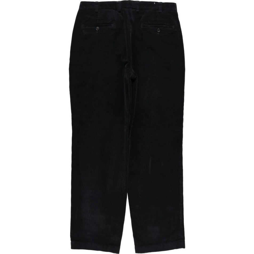 Brooks Brothers HUDSON Corduroy Pants for Men, Size W34 cotton navy blue type Vintage Second Hand