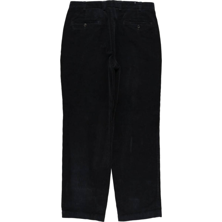 Brooks Brothers HUDSON Corduroy Pants for Men, Size W34 cotton navy blue type Vintage Second Hand