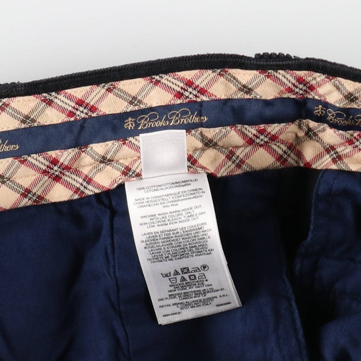 Brooks Brothers HUDSON Corduroy Pants for Men, Size W34 cotton navy blue type Vintage Second Hand